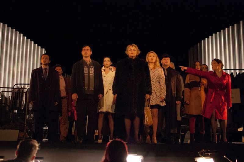 Az előadás próbája